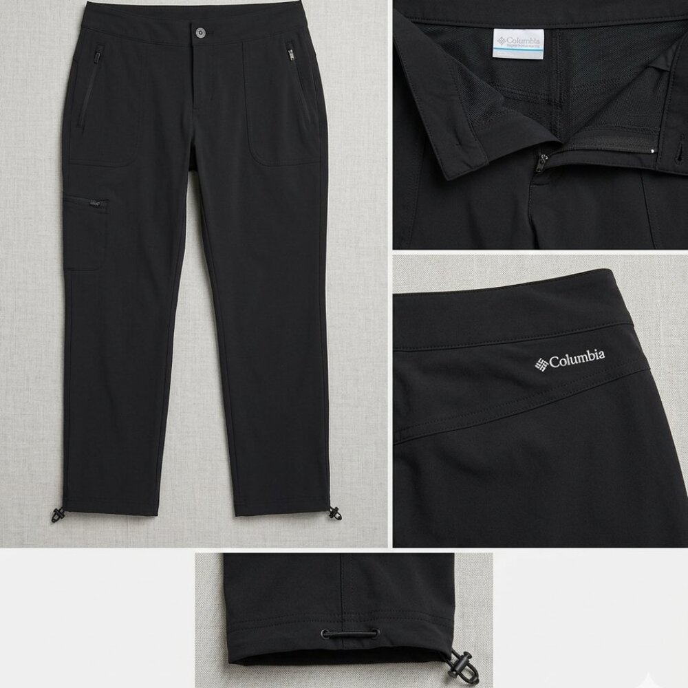 Columbia Black Anytime Outdoor Hiking Pants Size 12